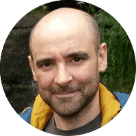 a man looking at the camera