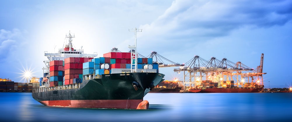 a large ship in a body of water