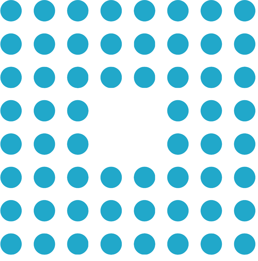 blue dots