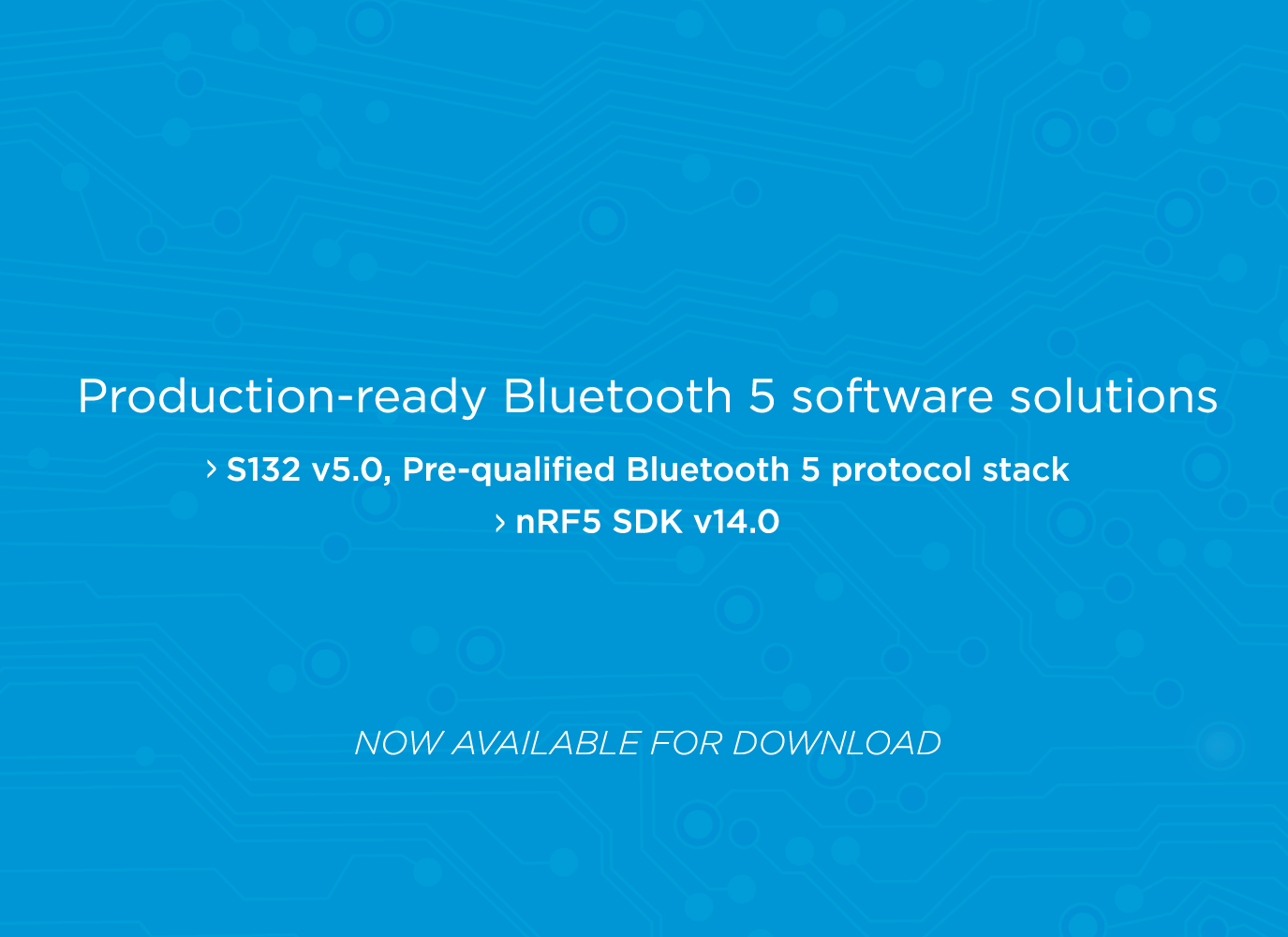 Nordic Semiconductor release Bluetooth 5 software solution