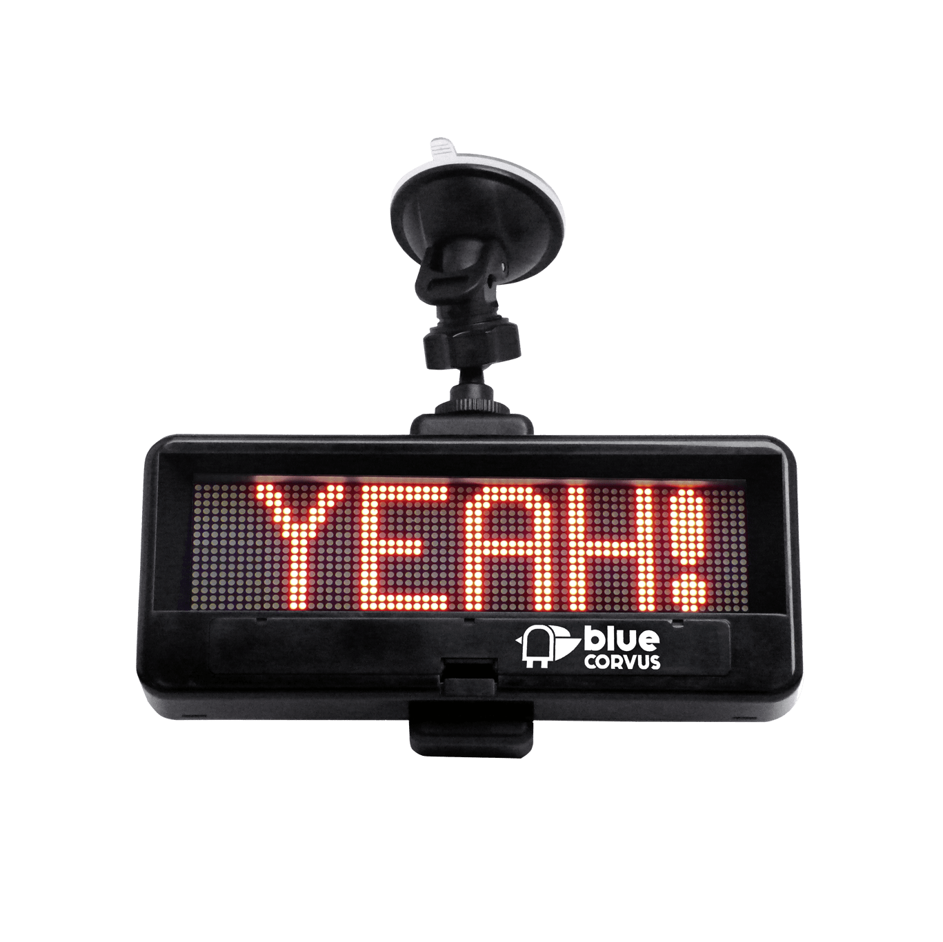 BLUECORVUS, scrolling LED display