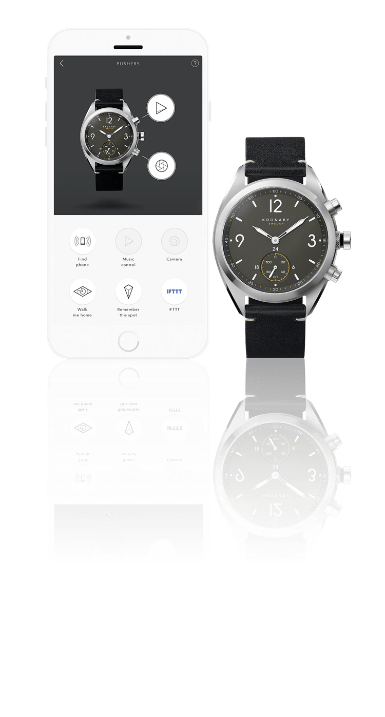 Kronaby s Bluetooth Low Energy hybrid watch collection delivers