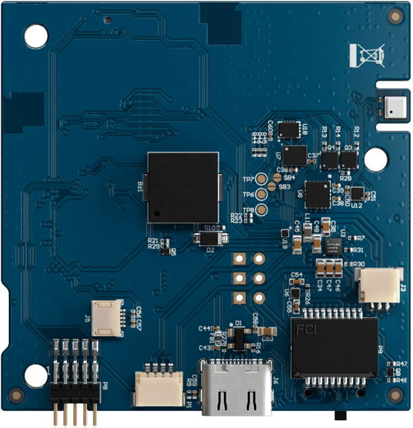 The PCB of the Thingy:53s backside